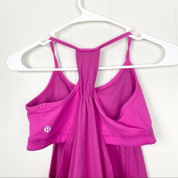 Lululemon | Raspberry No Limits Tank Size 4 - Picture 5 of 8